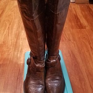Born Leather Riding Boots Size 5
